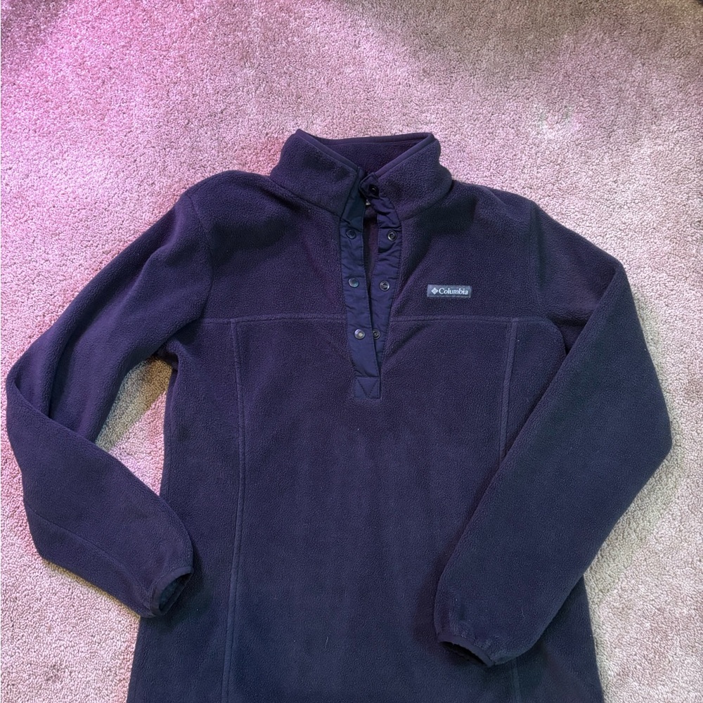 Columbia Navy Pullover Fleece